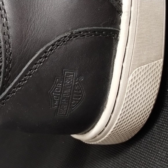 HARLEY DAVIDSON Men's Dixon Moto Black Sneaker Riding Motorcycle Boots - Picture 6 of 11